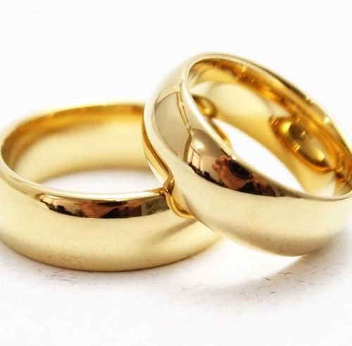Aros de matrimonio Oro18k. Vals de ángelus