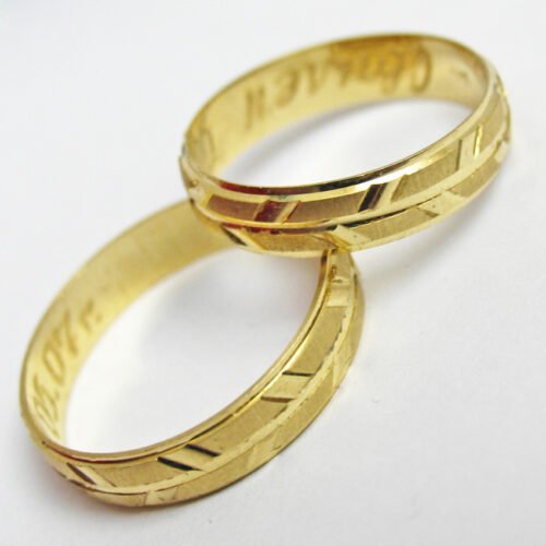 Aros de matrimonio Oro 18k - AM06