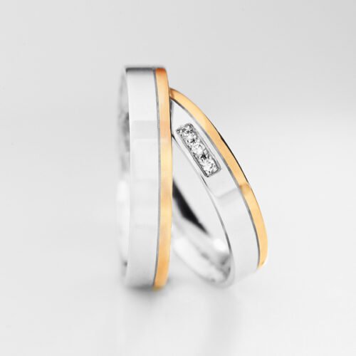 Aros de matrimonio Oro y Plata - Sueño de sol