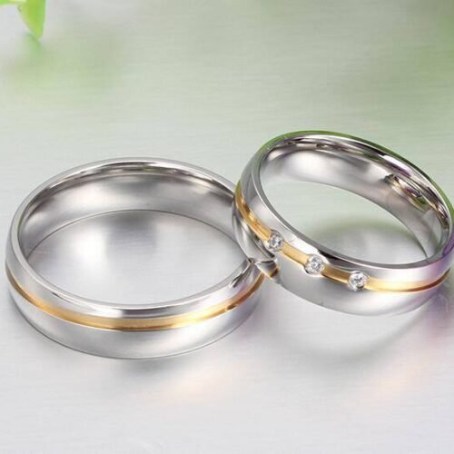 Aros de matrimonio Oro y Plata - Estrellas de verano