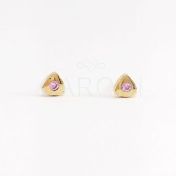 aretes de oro18k