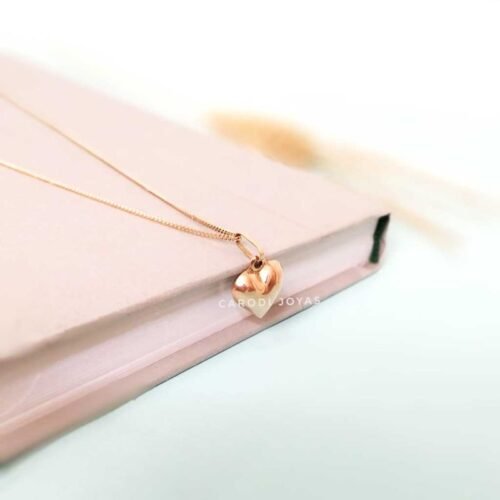 Cadena y dije Corazón de Oro18k