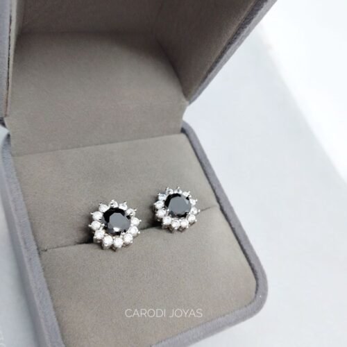 Aretes de Plata para mujer. Roseta Linux