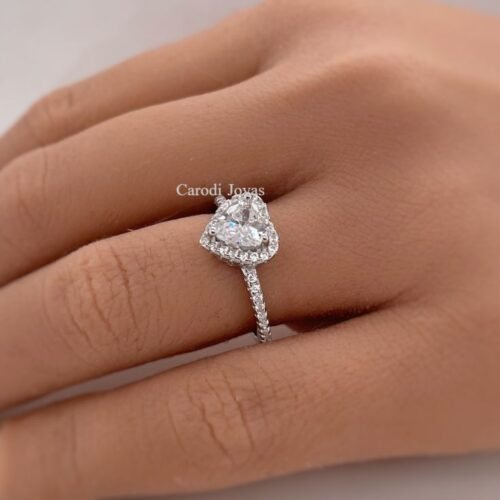 anillo corazon