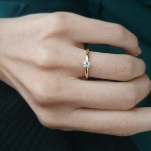 Anillo de compromiso Oro 18k Paris