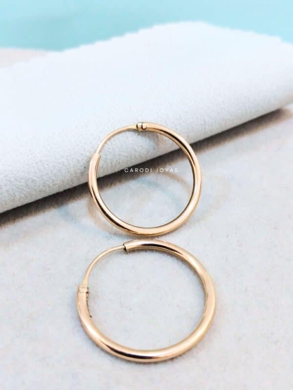 agollas de oro mujer