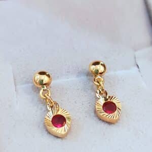 aretes colgantes