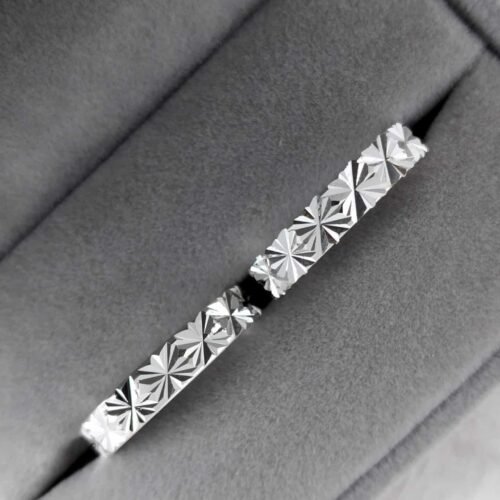 Aros de plata para parejas Resplandor