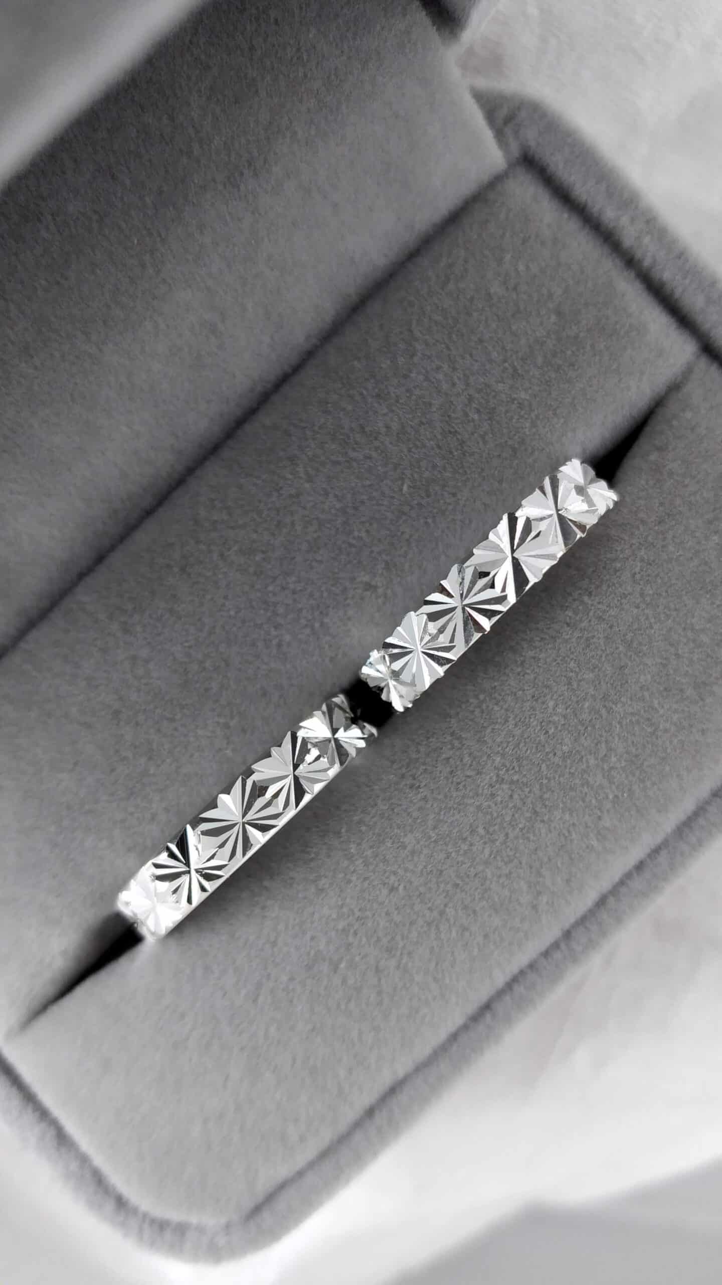 Aros de plata para parejas Resplandor