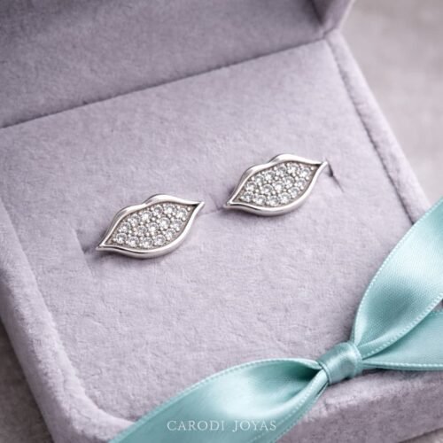 Aretes de Plata para mujer Besos