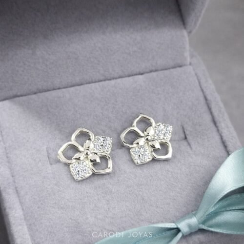 aretes mujer de plata