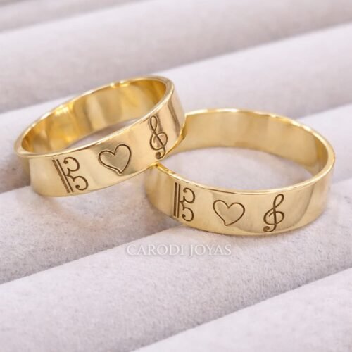 anillo notas musicales