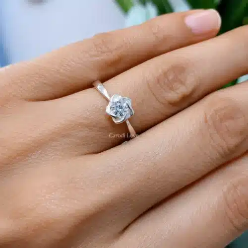 anillo de promesa Fleur