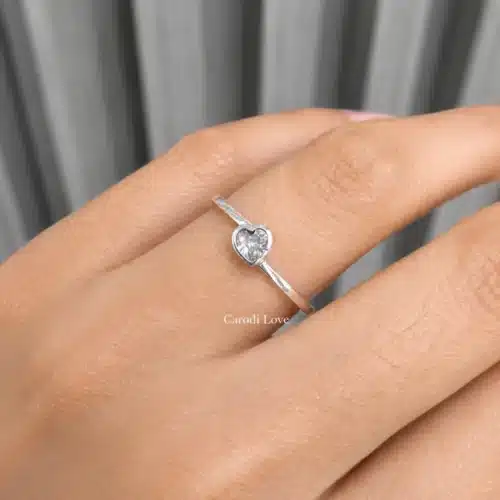 anillo corazon promesa